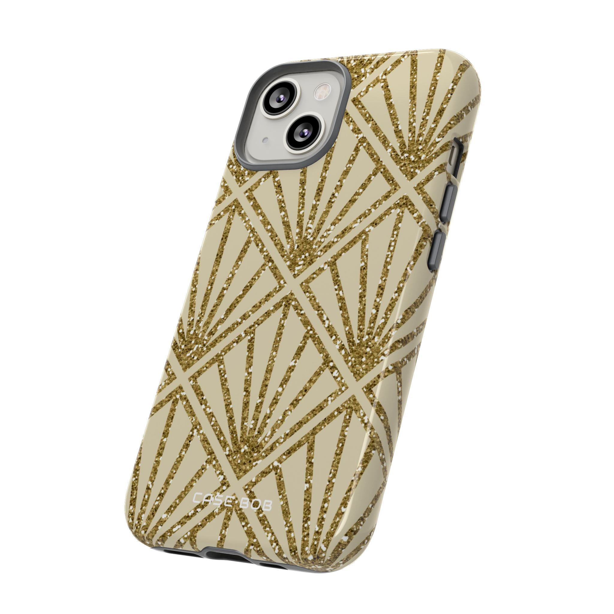 Gold Diamond Radiance iPhone 14 Case - Tough