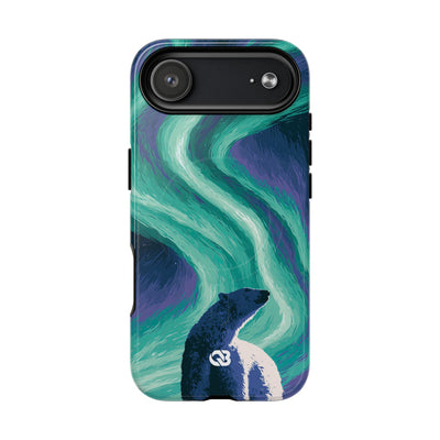 Arctic Aurora Bear · Tough 2.0 Magnetic Phone Case for iPhone · Teal