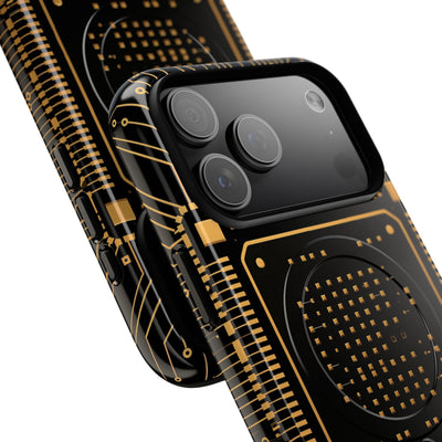 Gold Tough 2.0 Magsafe Phone Case for iPhone - Cyber Gold Processor