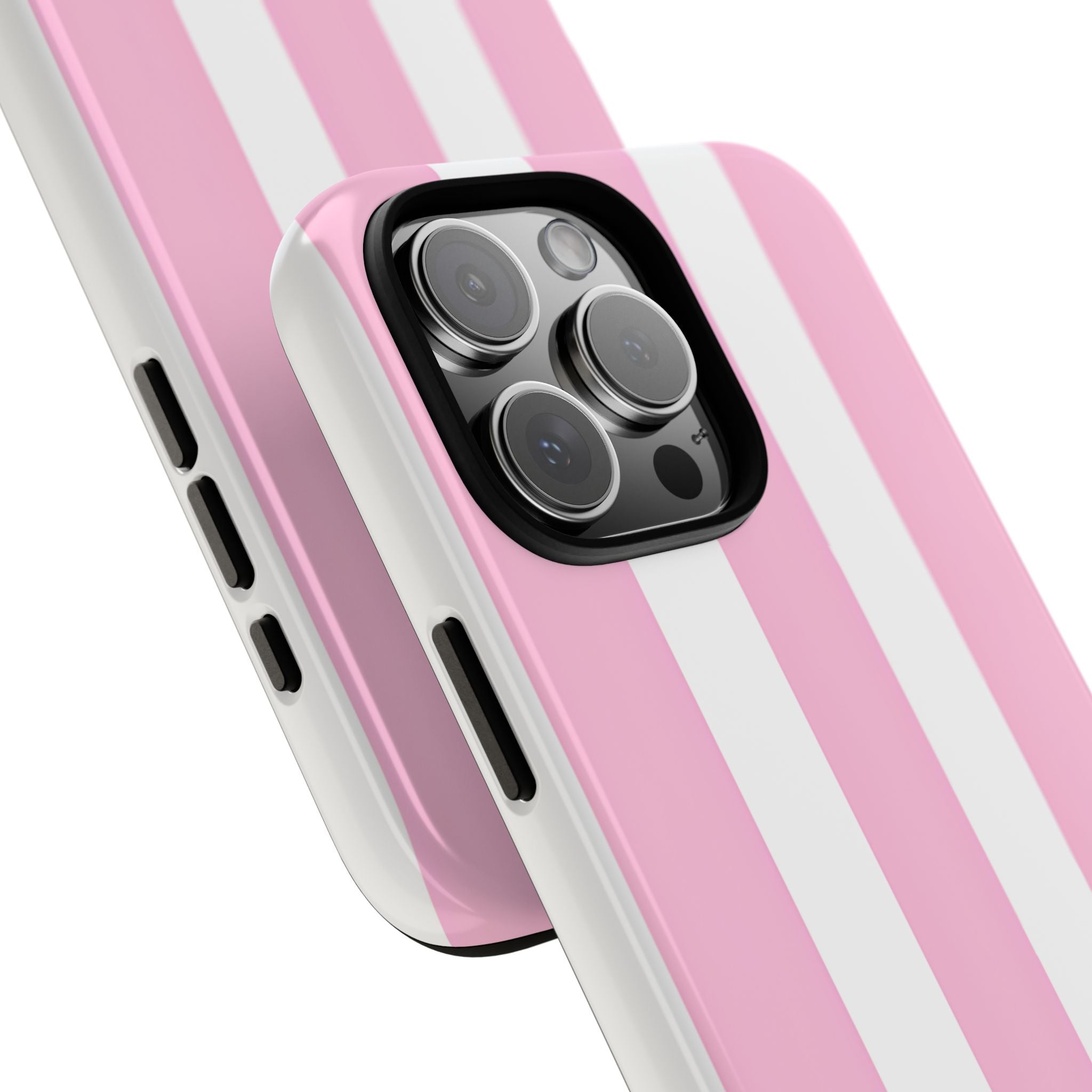 Soft Pink Stripe · Tough Coque de téléphone pour iPhone