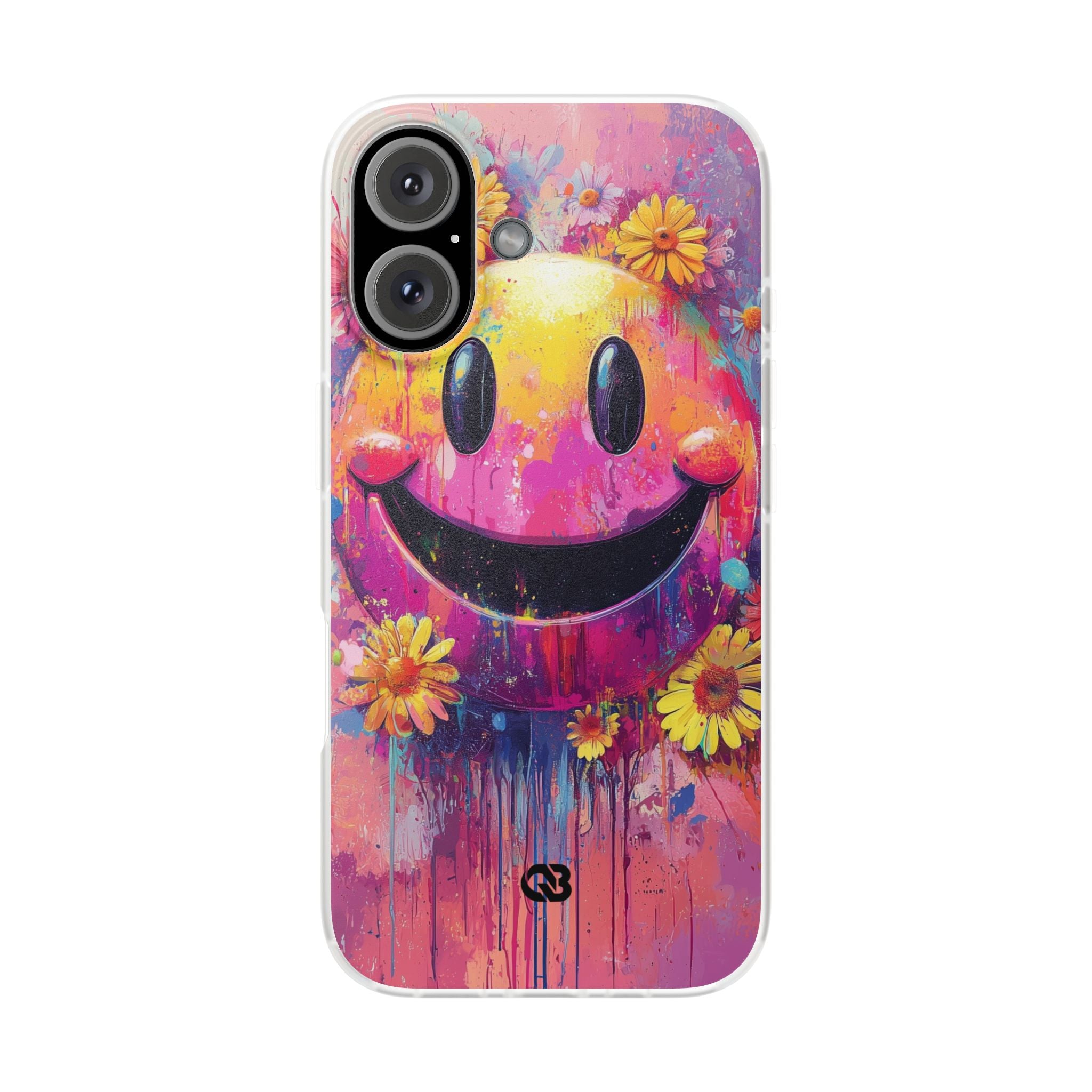 Vivid Grin Graffiti · Soft Phone Case for iPhone