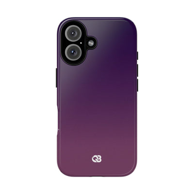Purple Tough Phone Case for iPhone - Nocturnal Plum Fade