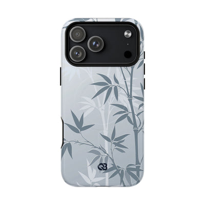 Misty Bamboo Grove · Tough 2.0 Magnetic Phone Case for iPhone · Blue