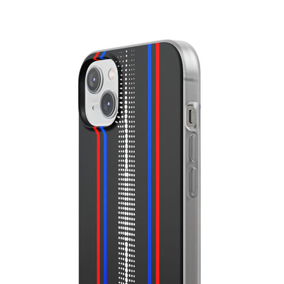 Electric Pulse Grid · Soft Phone Case for iPhone