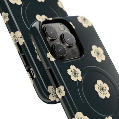 Midnight Sakura Bloom · Tough 2.0 Magnetic Phone Case for iPhone · Black