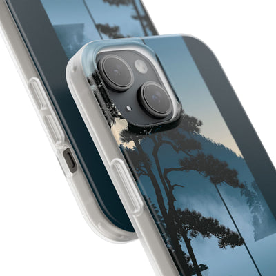 Blue Lite Phone Case for iPhone - Kyoto Mist Pine