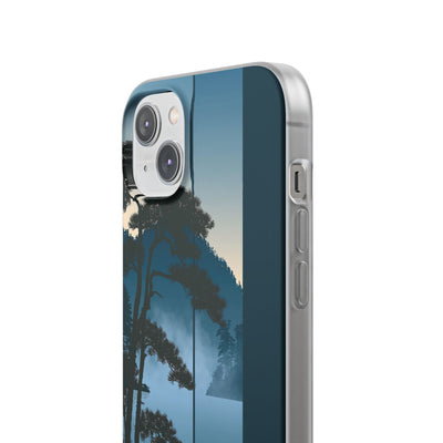 Blue Lite Phone Case for iPhone - Kyoto Mist Pine