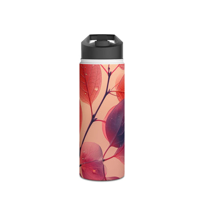 Translucent Leaves - Stainless Steel Water Bottle