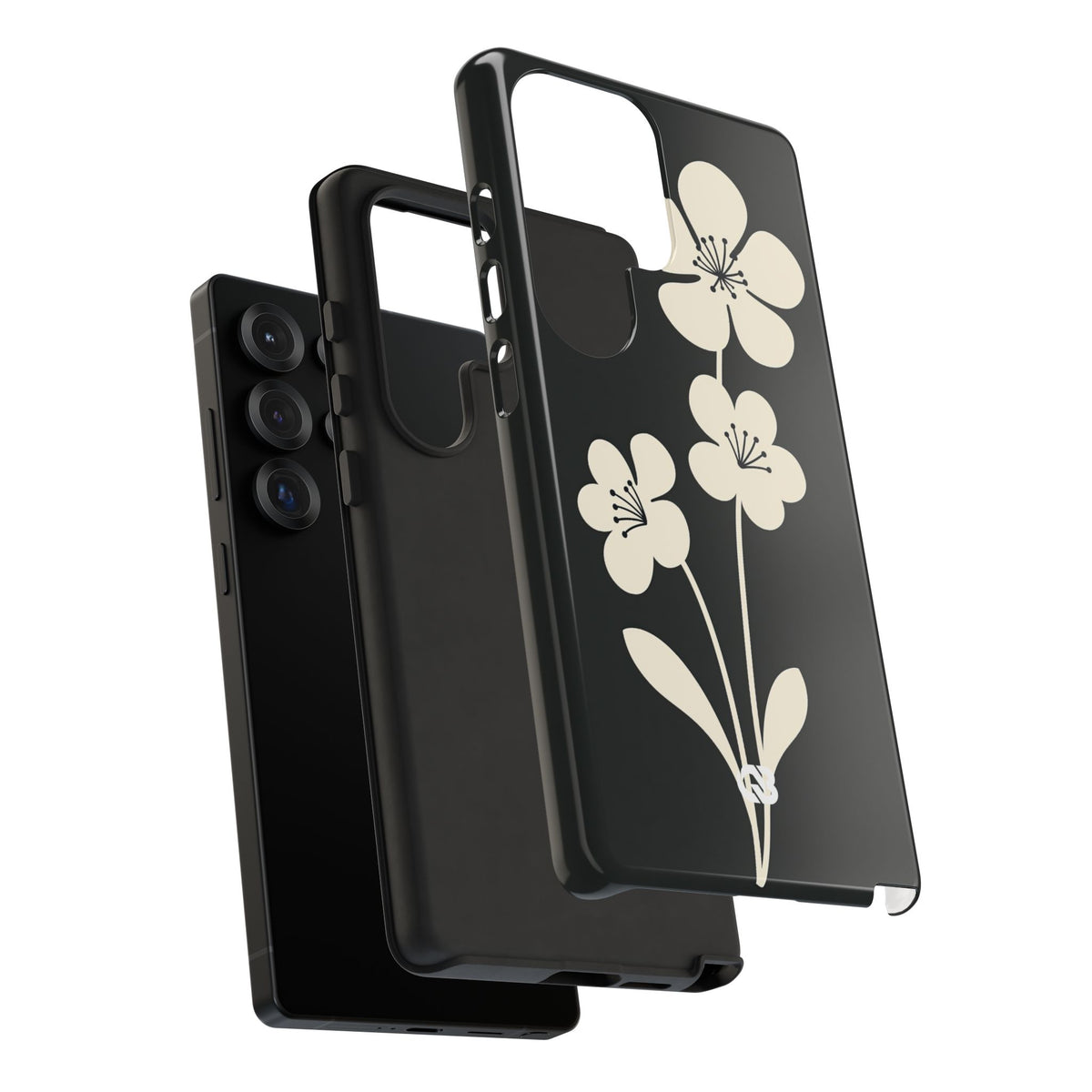 Nordic Blossom · Tough Phone Case for Samsung · Black