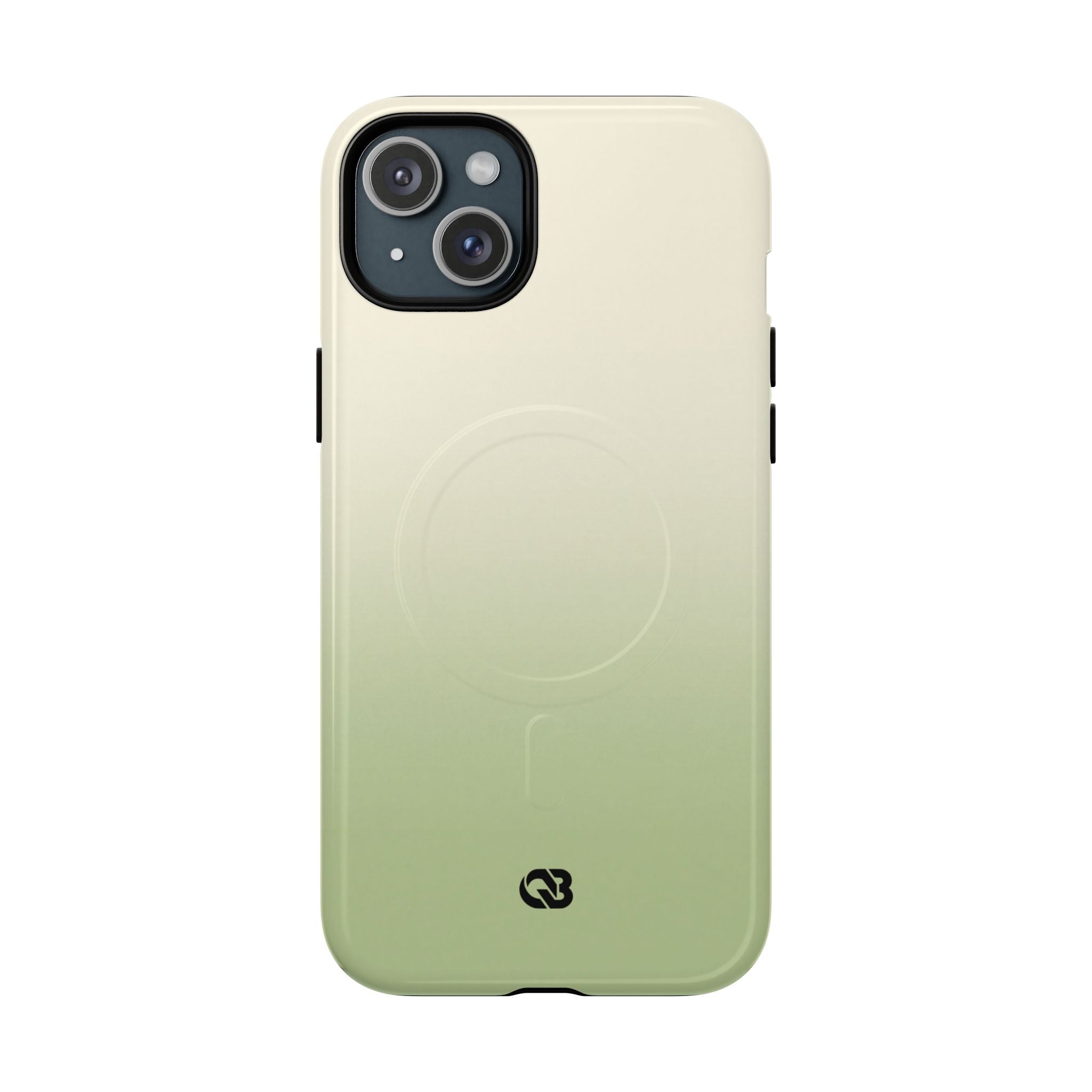 Green Tough 2.0 Magsafe Phone Case for iPhone - Bone Sage Fade