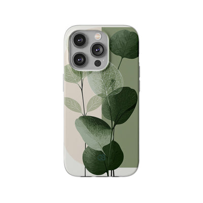 Layered Eucalyptus Study · Lite Phone Case for iPhone ·  Green