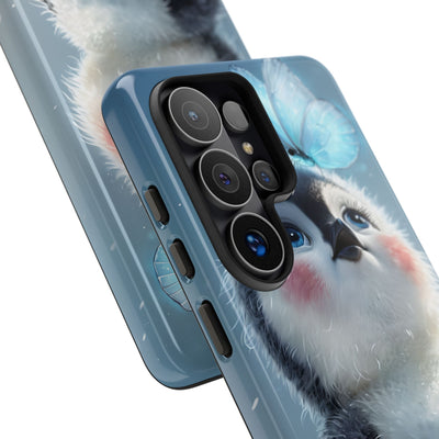 Frosty Penguin Glow · Tough Phone Case for Samsung