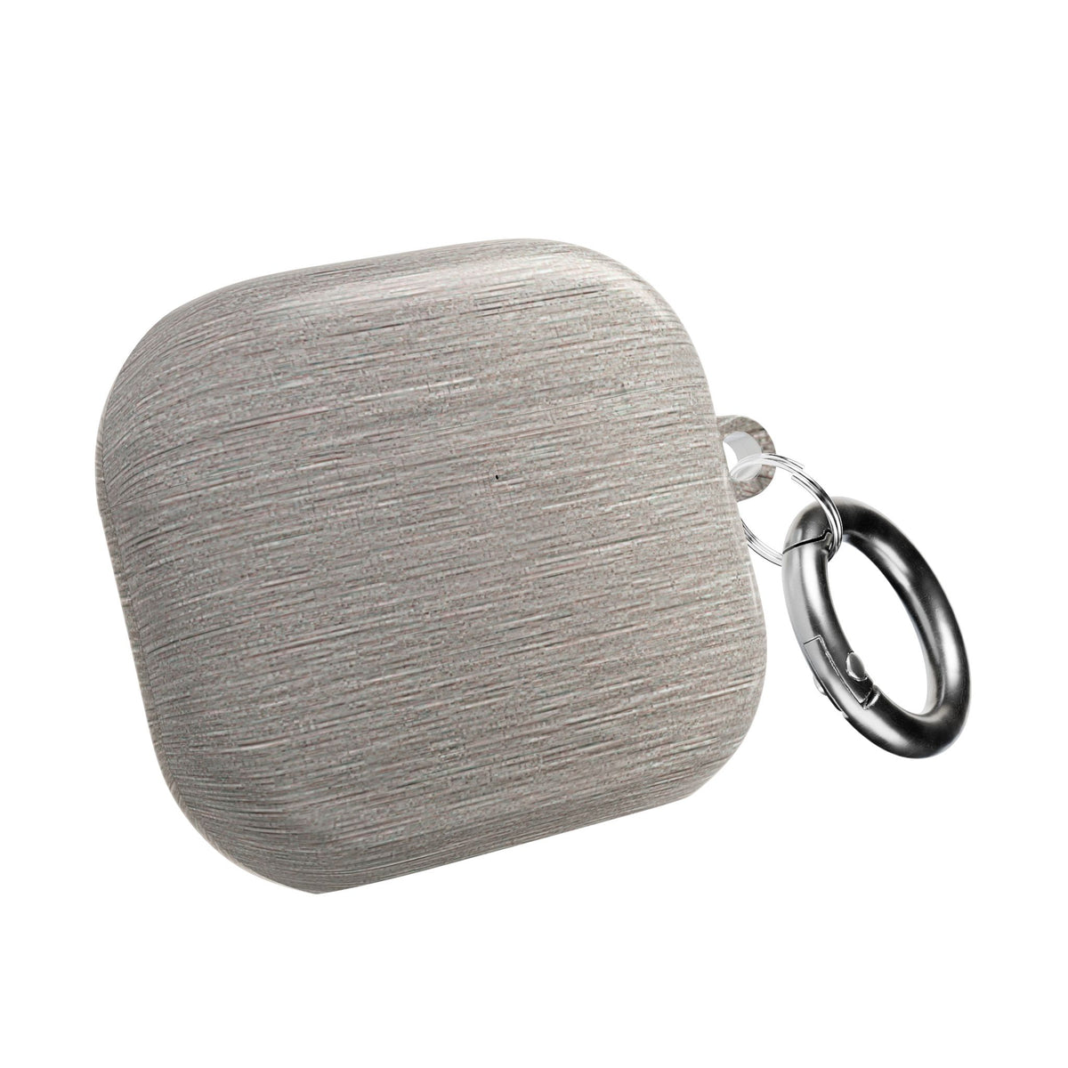 Brushed Silver Alloy · Hard Case for AirPods & AirPods Pro · Silver