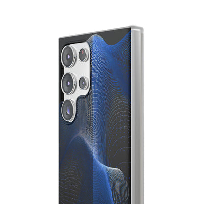 Blue Lite Phone Case for Samsung - Electric Cobalt Topo
