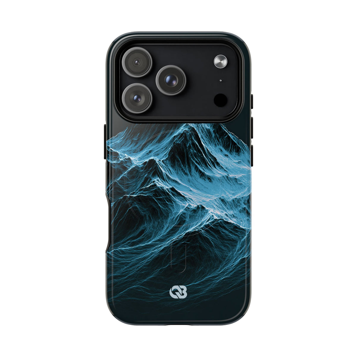 Nordic Frost Peak · Tough 2.0 Magnetic Phone Case for iPhone · Blue
