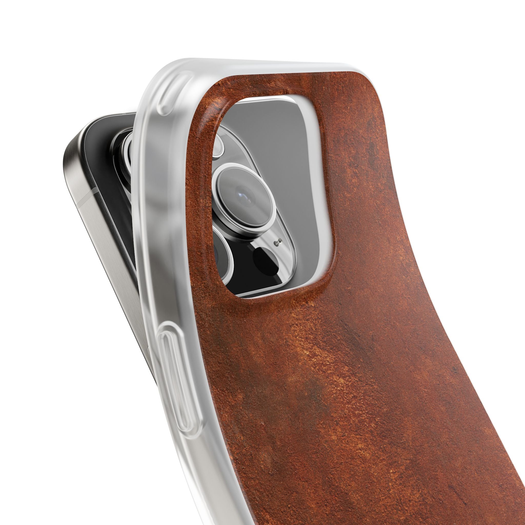 Orange Lite Phone Case for iPhone - Oxidized Iron Crust