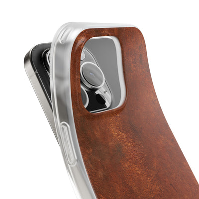 Orange Lite Phone Case for iPhone - Oxidized Iron Crust