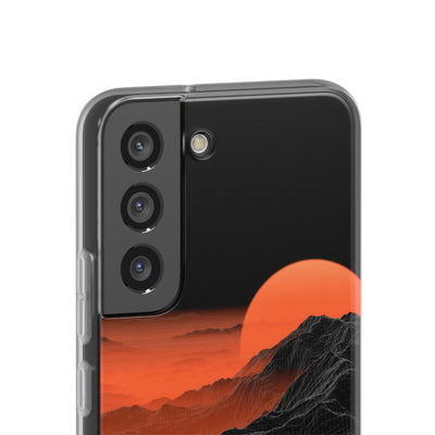 Solar Ridge Mesh · Lite Phone Case for Samsung · Black