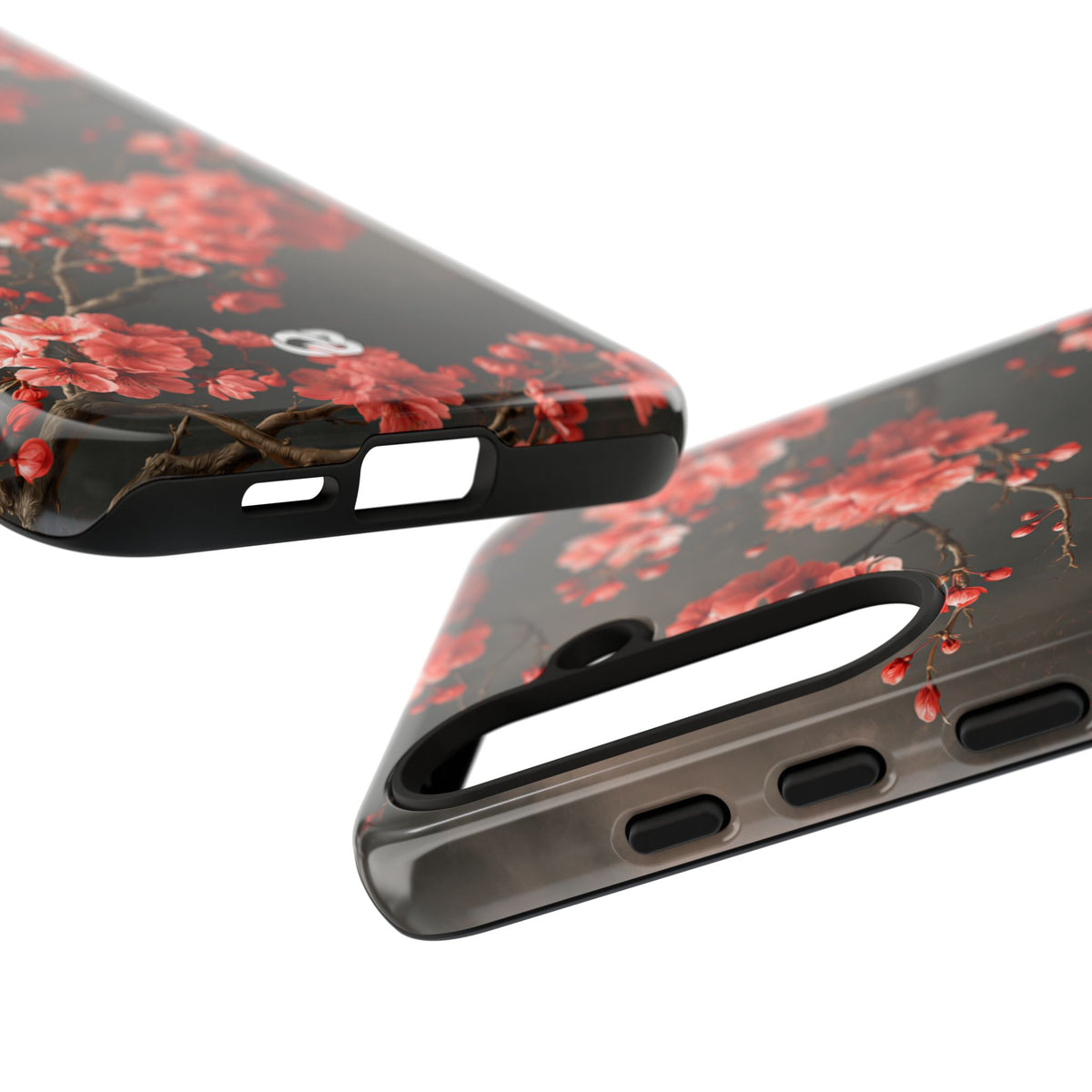 Dark Sakura Nocturne · Tough Phone Case for Samsung · Black