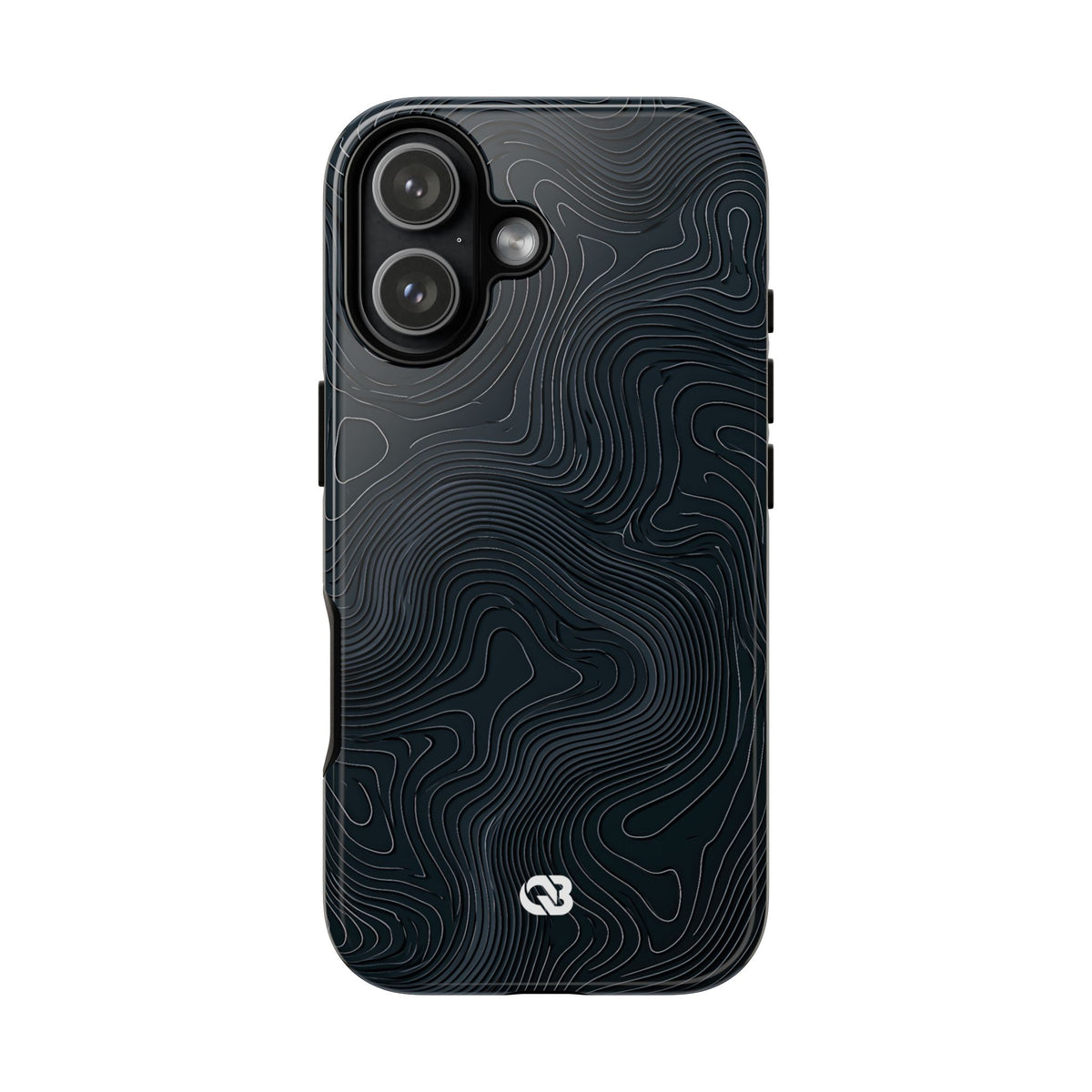Obsidian Elevation · Tough Phone Case for iPhone · Black