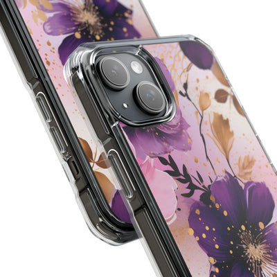 Gilded Violet Bloom · Impact Custodia per iPhone · Magsafe