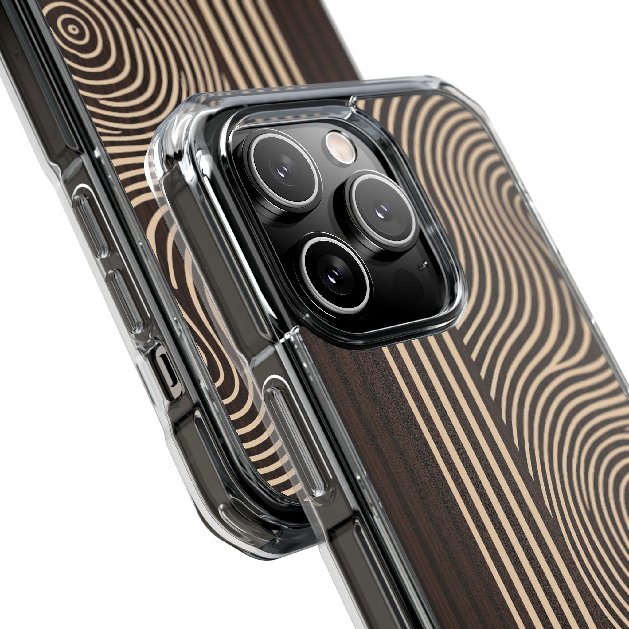 Brown Impact MagSafe Phone Case for iPhone - Espresso Sand Ridge