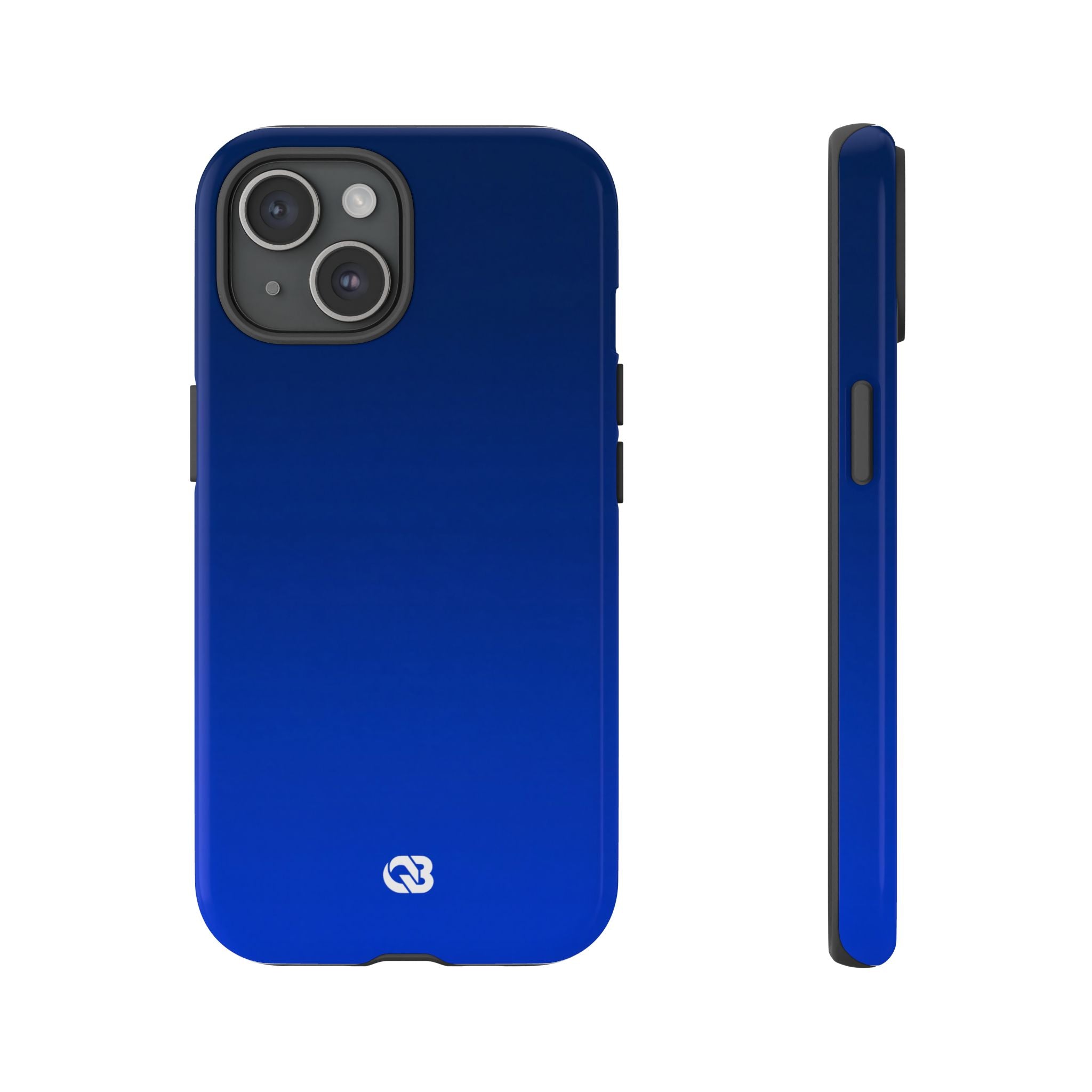 Blue Tough Phone Case for iPhone - Cobalt Depth Shift