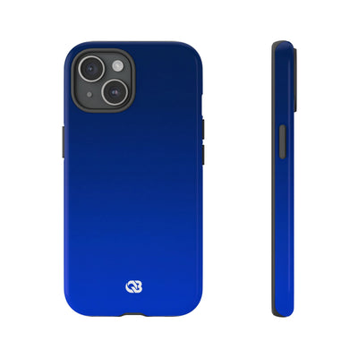Blue Tough Phone Case for iPhone - Cobalt Depth Shift