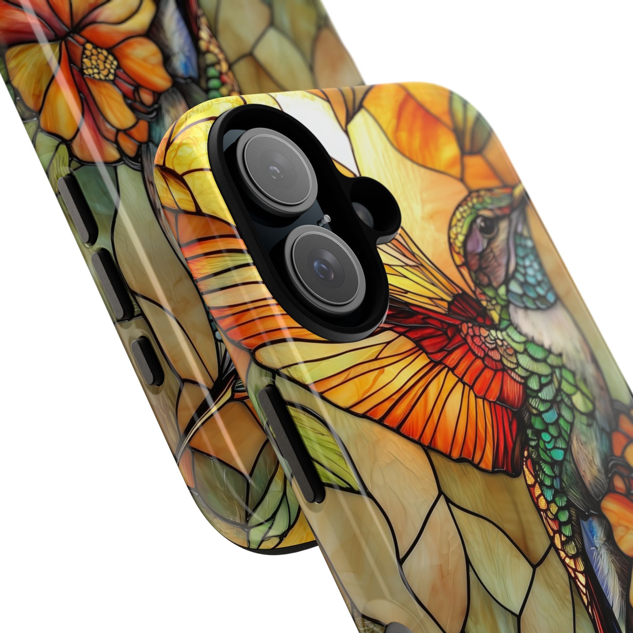 Amber Glass Hummingbird · Tough Phone Case for iPhone