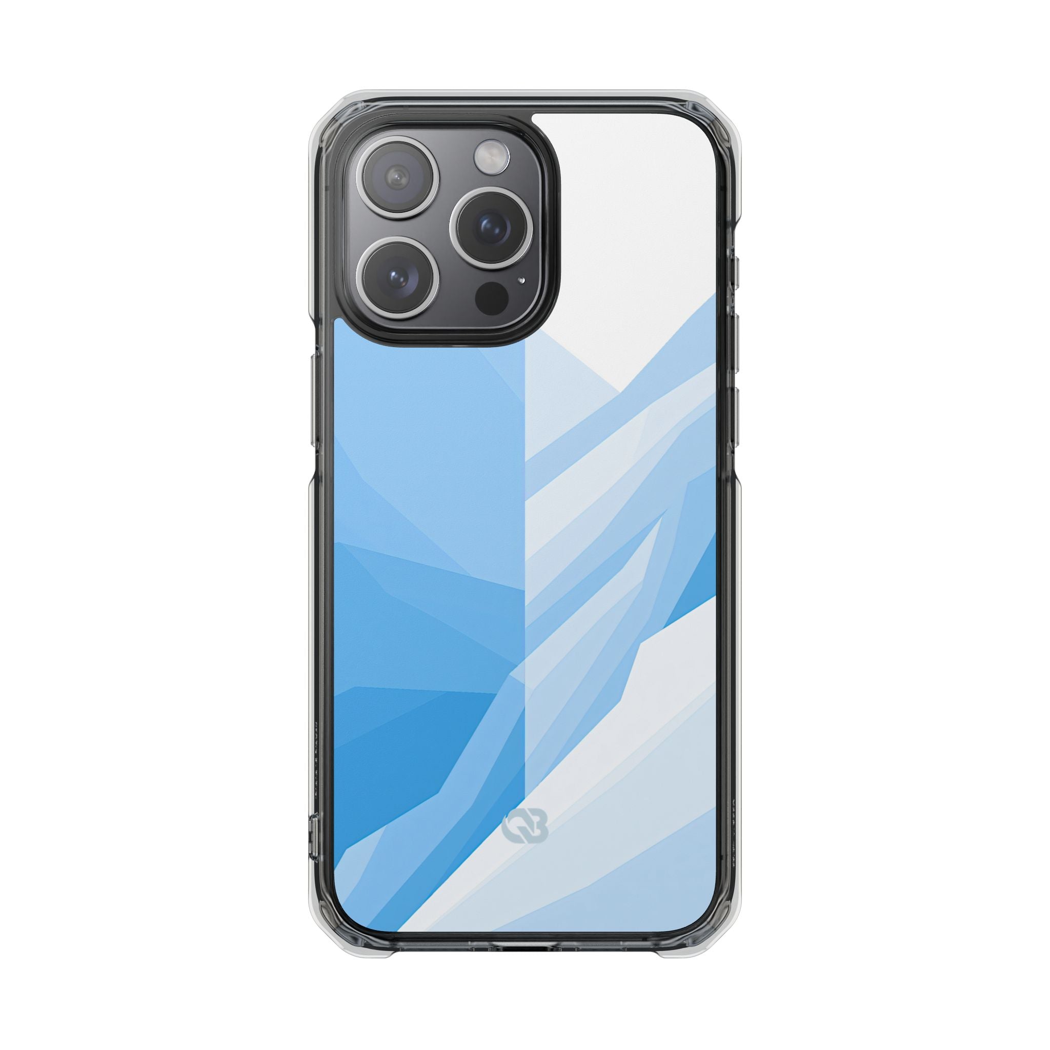 Blue Impact MagSafe Phone Case for iPhone - Arctic Glacial Ridge