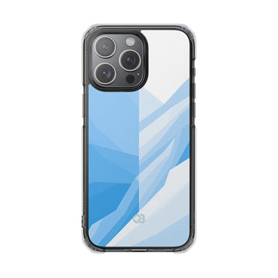 Blue Impact MagSafe Phone Case for iPhone - Arctic Glacial Ridge
