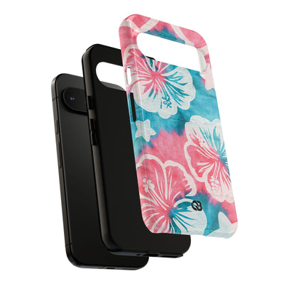 Tropical Hibiscus Bloom · Tough Phone Case for Pixel ·  Teal