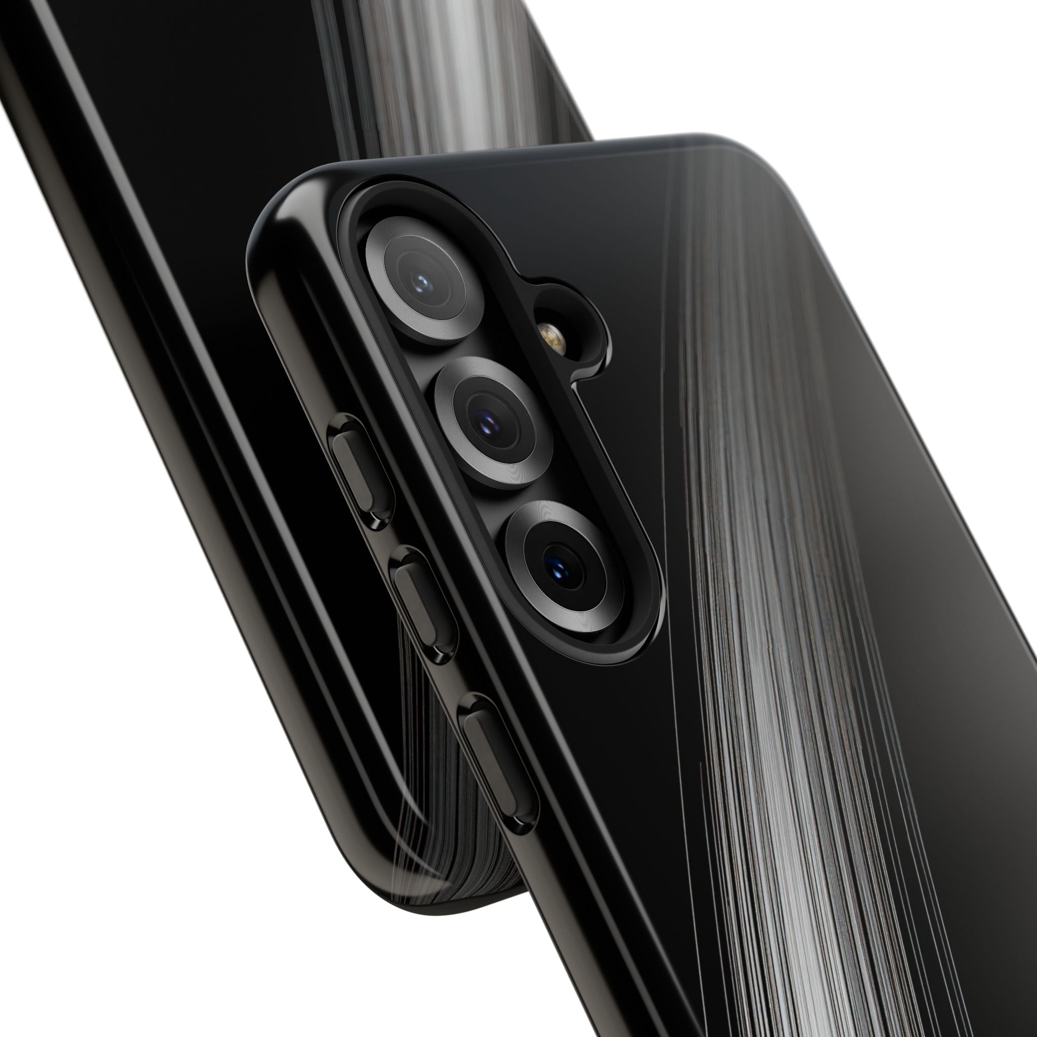 Black Tough Phone Case for Samsung - Linear Velocity Beam