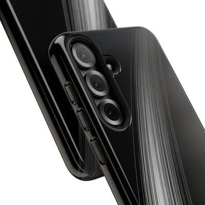 Black Tough Phone Case for Samsung - Linear Velocity Beam