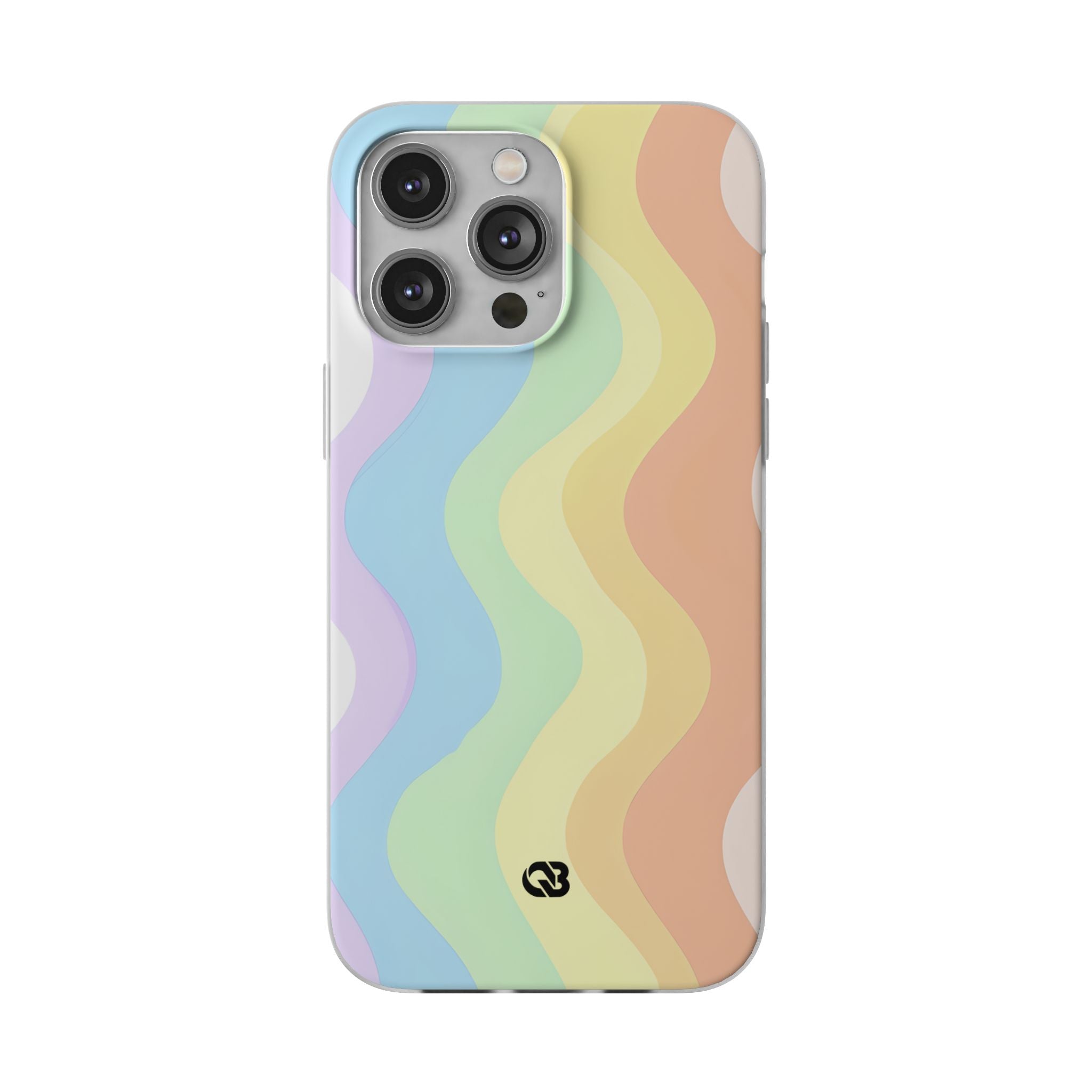 Pastel Ripple Flow · Soft Phone Case for iPhone