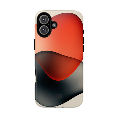 Translucent Crimson Form · Tough Phone Case for iPhone · Red