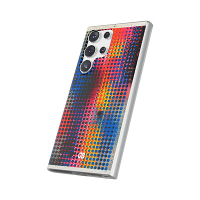 Chromatic Halftone Grid · Lite Phone Case for Samsung · Blue