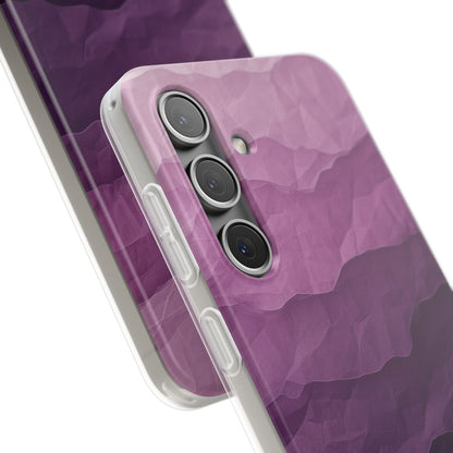 Purple Wave Layers Samsung S24 Case - Soft