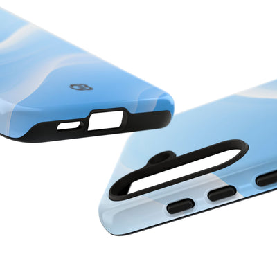 Blue Tough Phone Case for Samsung - Glacial Blue Silk