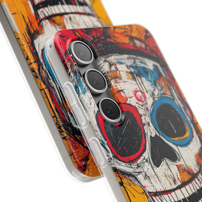 Vivid Graffiti Skull · Soft Coque de téléphone pour Samsung
