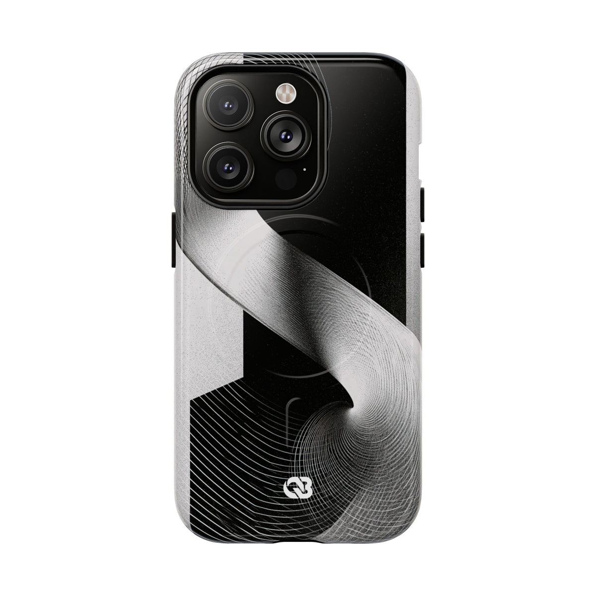 Orbital Helix · Tough 2.0 Magnetic Phone Case for iPhone · Black