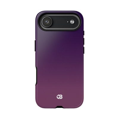 Purple Tough Phone Case for iPhone - Nocturnal Plum Fade