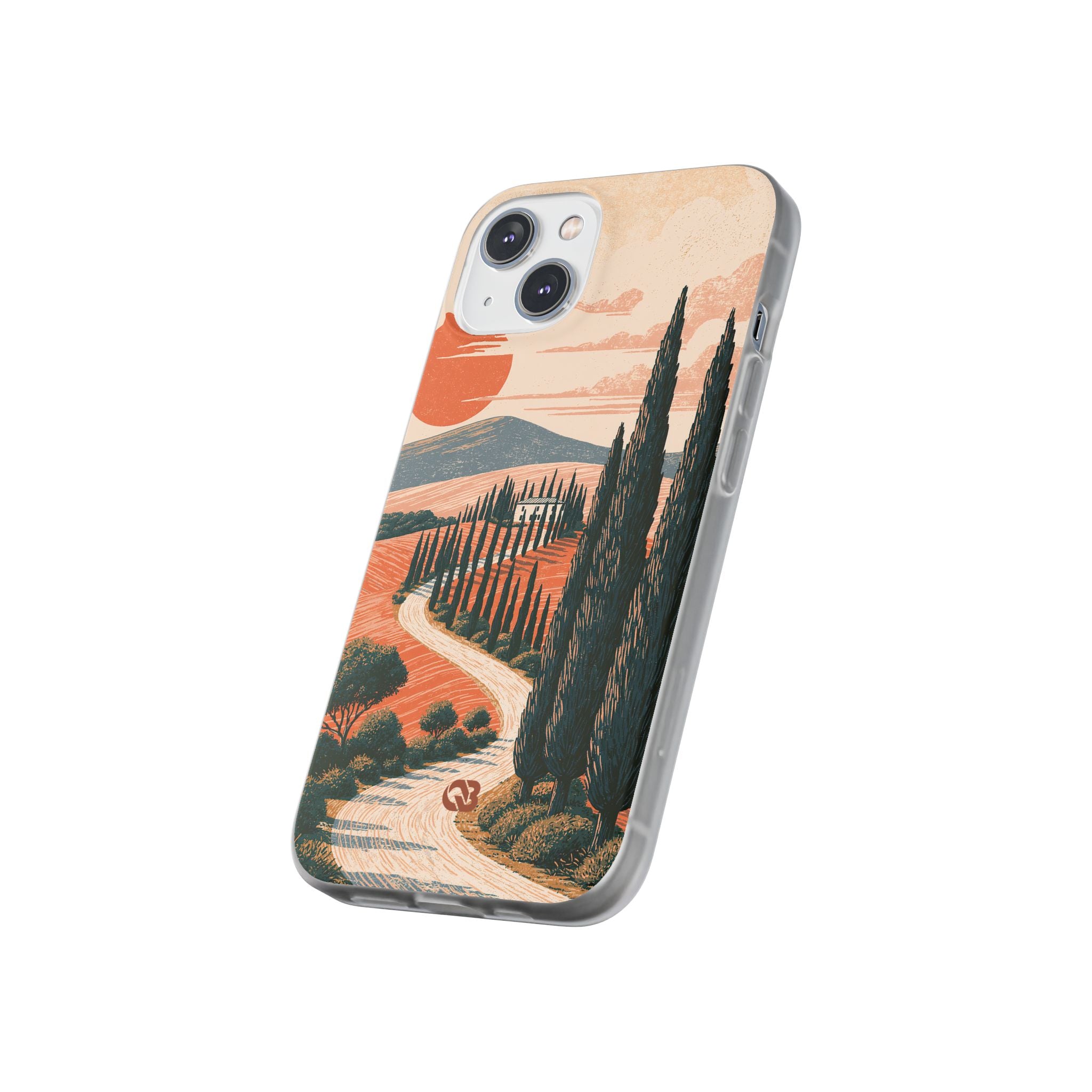 Orange Lite Phone Case for iPhone - Terracotta Ridge Trail