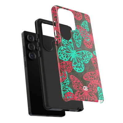 Electric Papillon · Tough Phone Case for Samsung · Pink