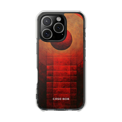 Crimson Orbit iPhone 16 Pro Cover - Impact