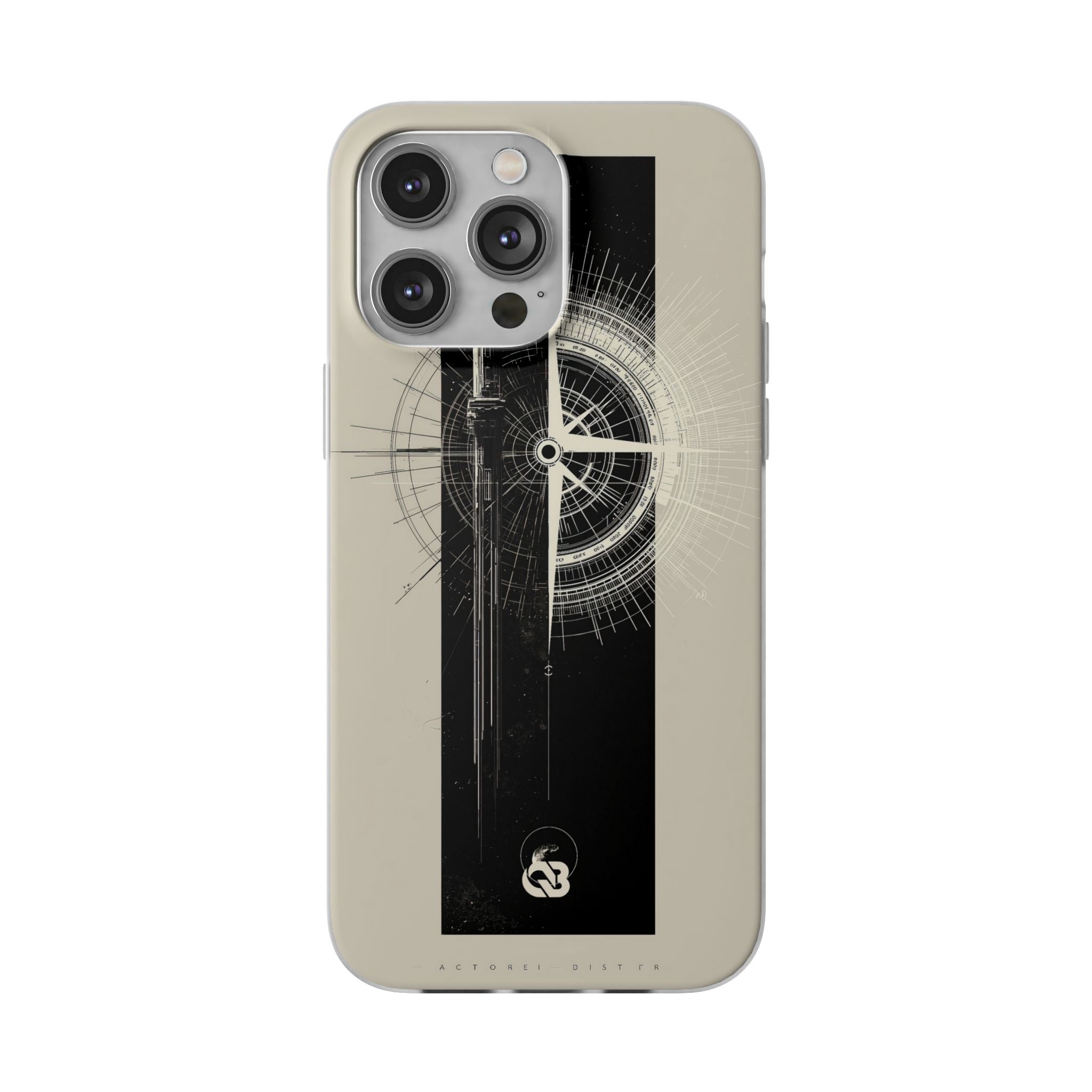 Beige Lite Phone Case for iPhone - Zenith Vector Spire