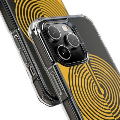 Yellow Impact MagSafe Phone Case for iPhone - Voltage Sector Pulse