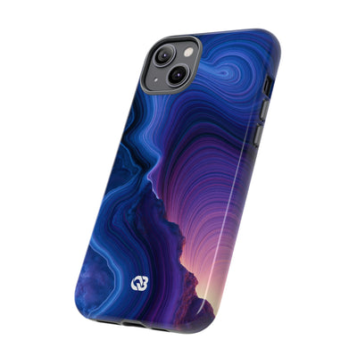 Radiant Strata · Tough Phone Case for iPhone · Blue