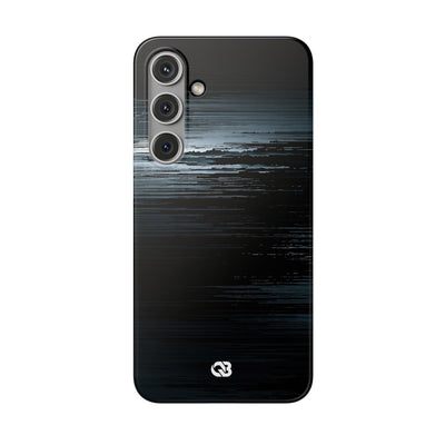 Black Lite Phone Case for Samsung - Frozen Signal Glitch