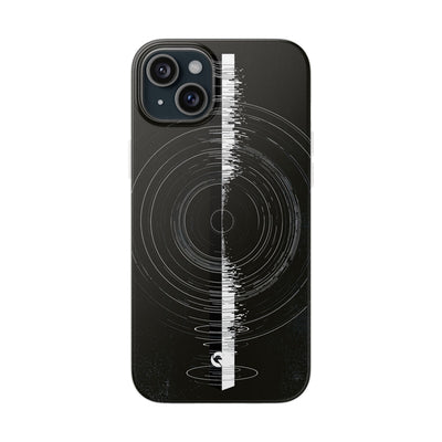 Black Lite Phone Case for iPhone - Obsidian Orbital Signal